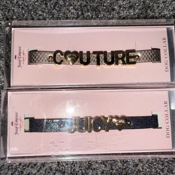 Juicy Couture Other - Juicy couture dog collars bundle NIB